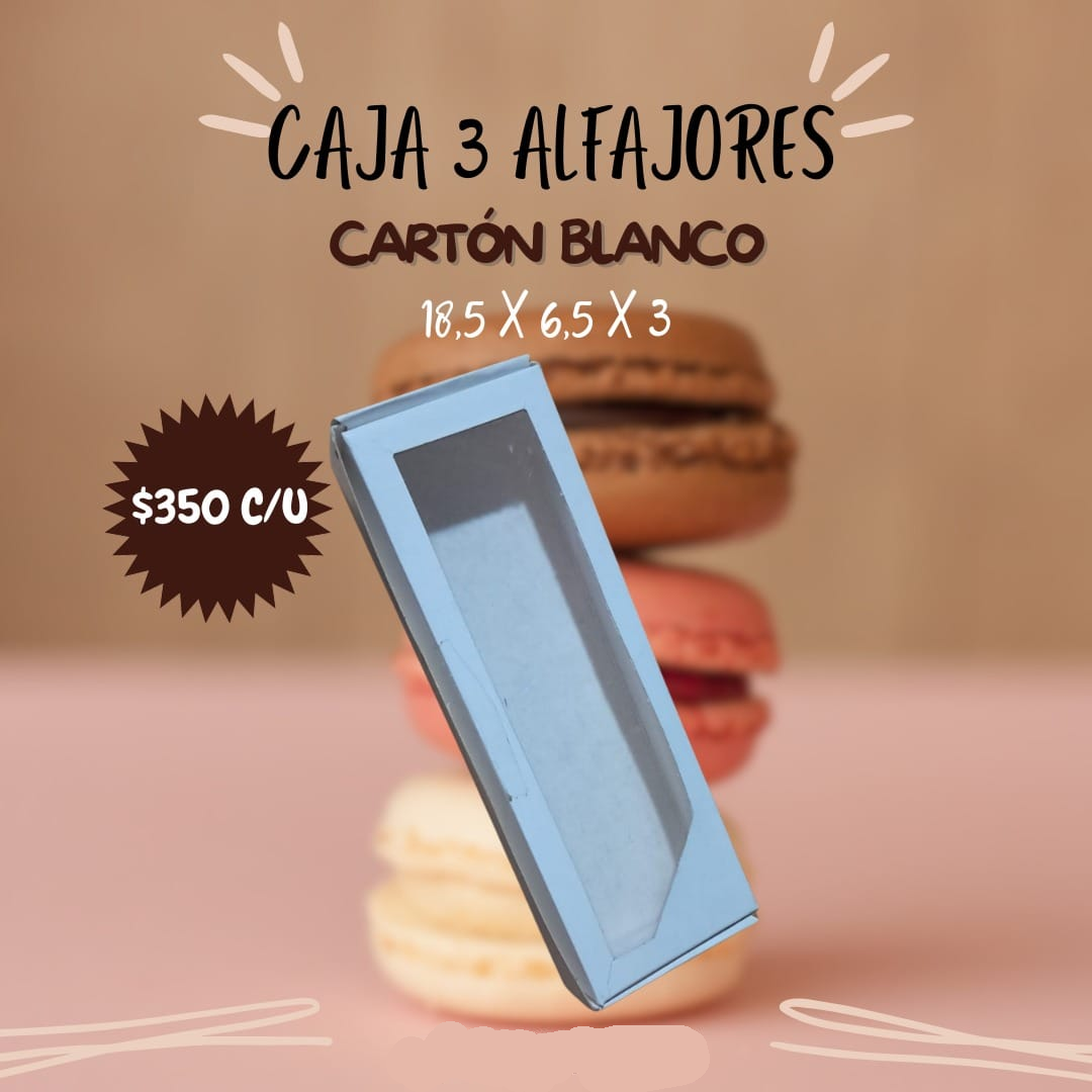 Caja 3 alfajor