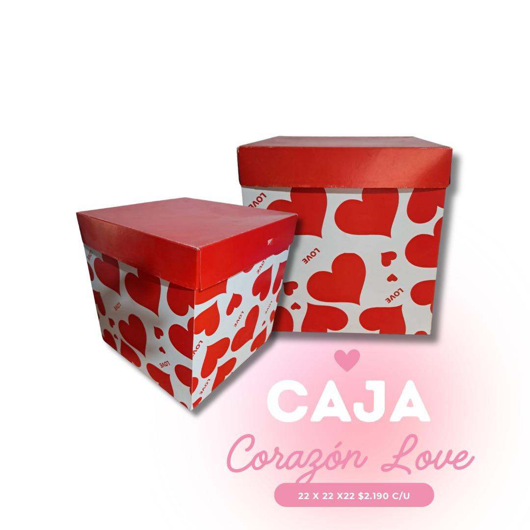 Caja corazones love