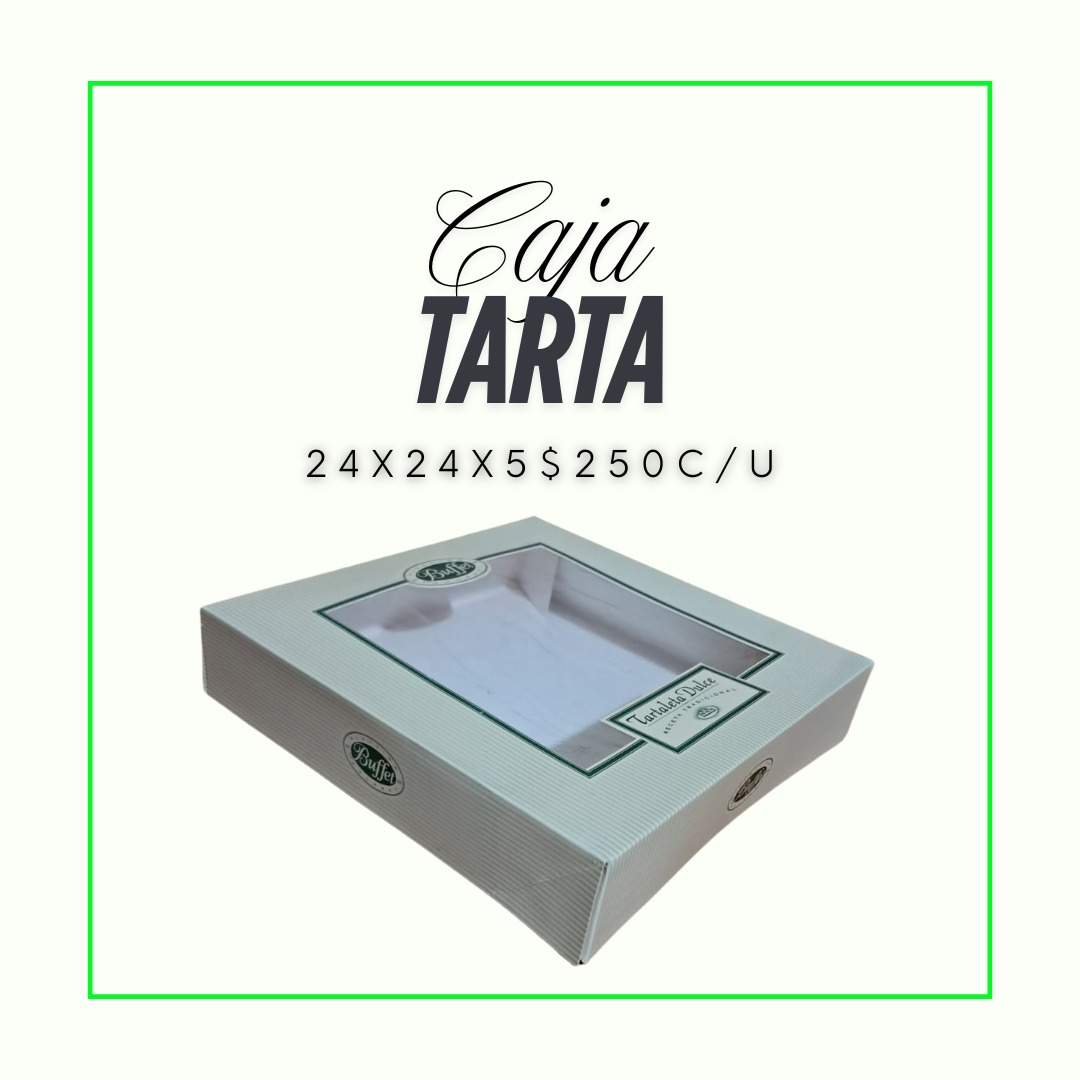 Caja tarta oferta 24x24x5
