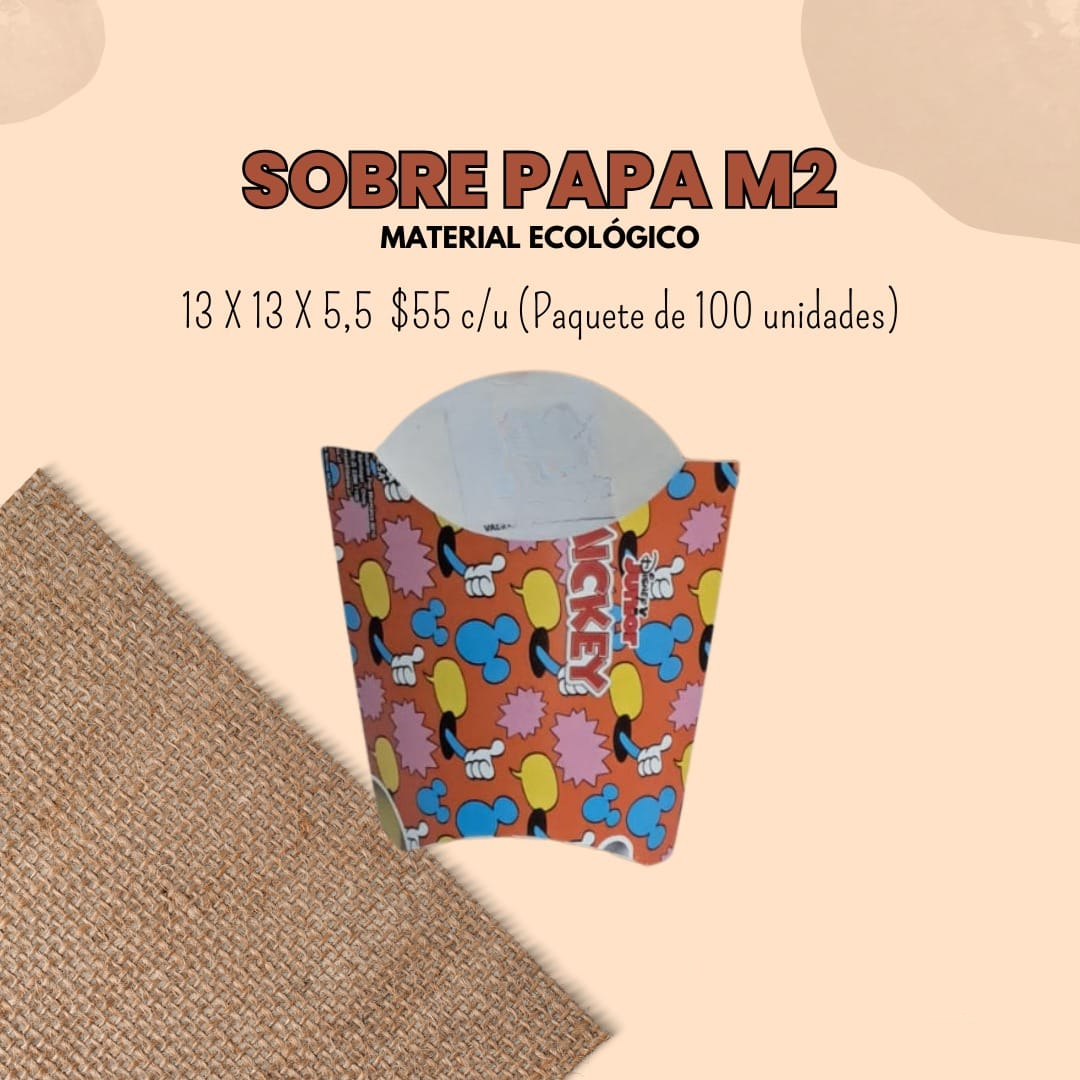 Sobre papa M2 cartón ecológico