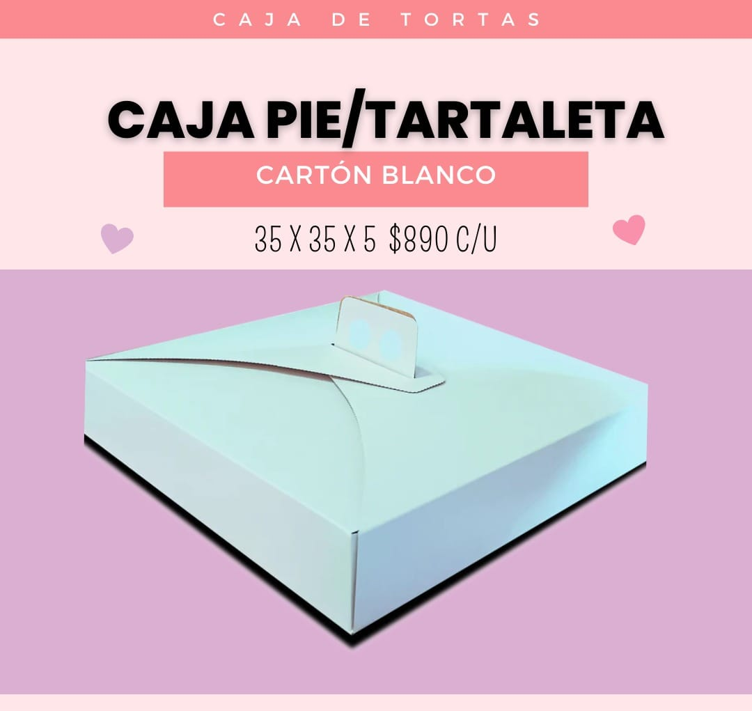 Caja Pie / Tartaleta