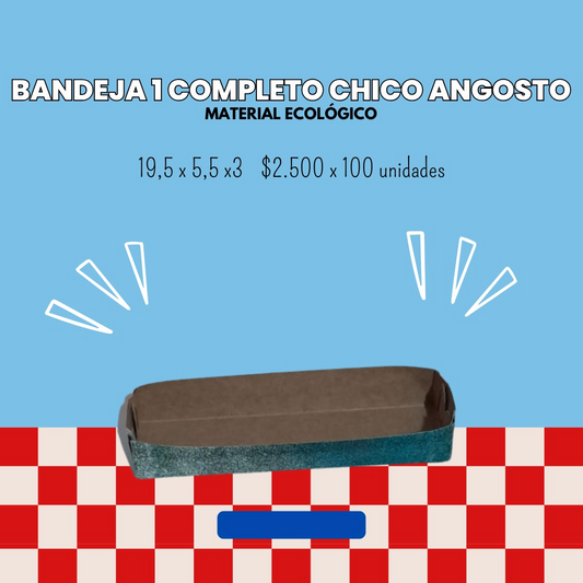 Bandeja 1 completo chico angosto