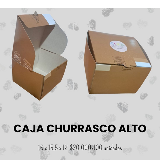 Caja churrasco alto