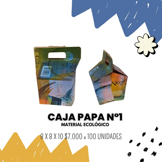 Caja papa N°1 cartón ecológico