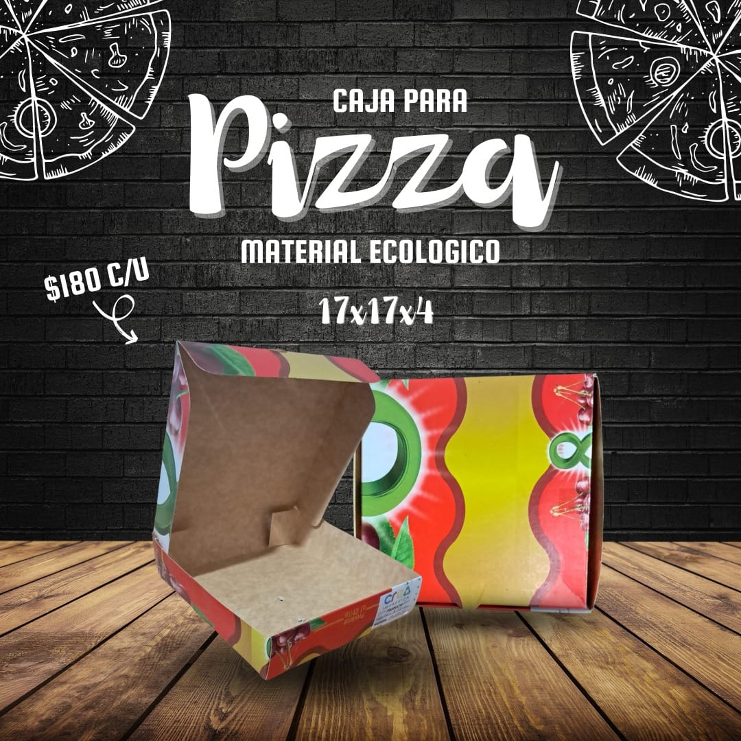 Caja pizza, cartón ecológico