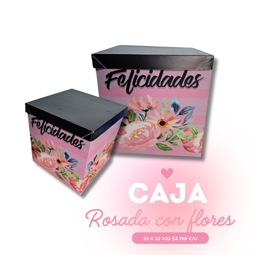 Caja rosada felicidades