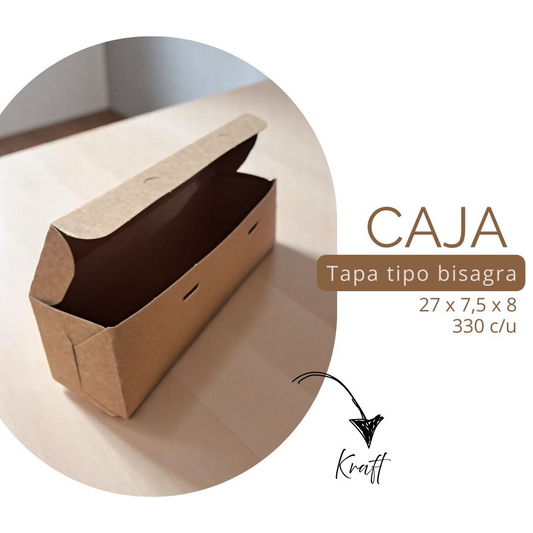 Caja tapa bisagra kraft