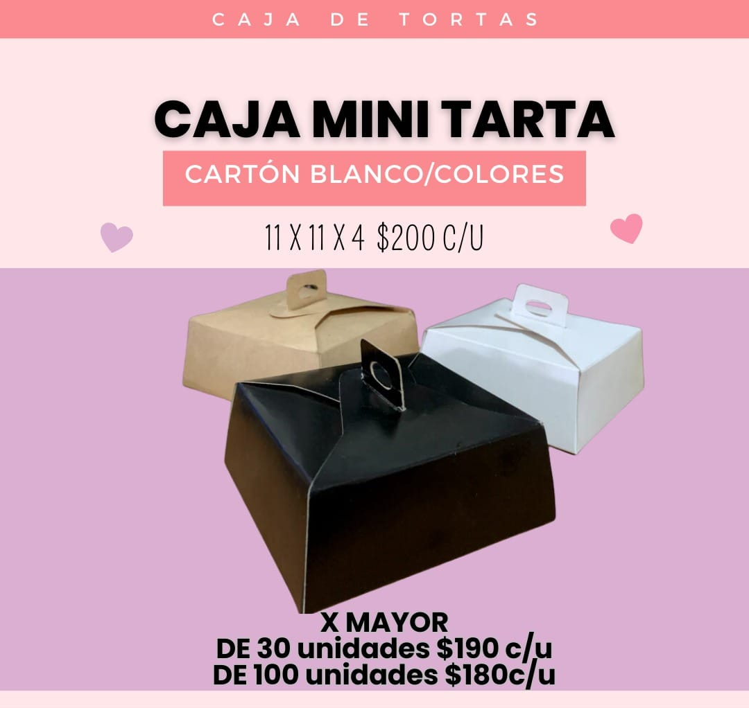 Caja Mini Tarta