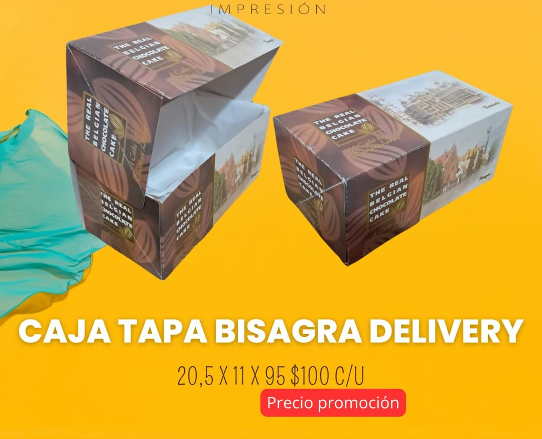 Caja tapa bisagra.