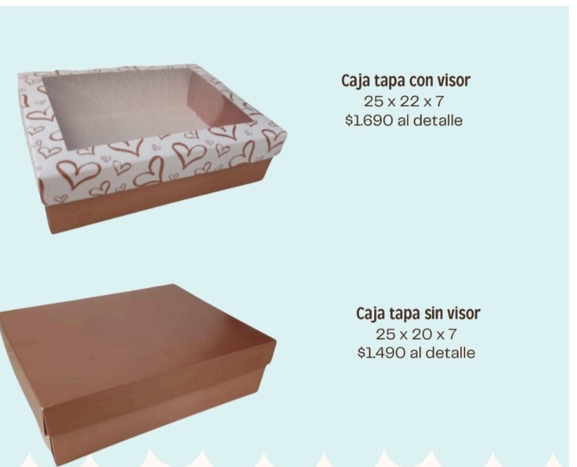 caja con visor