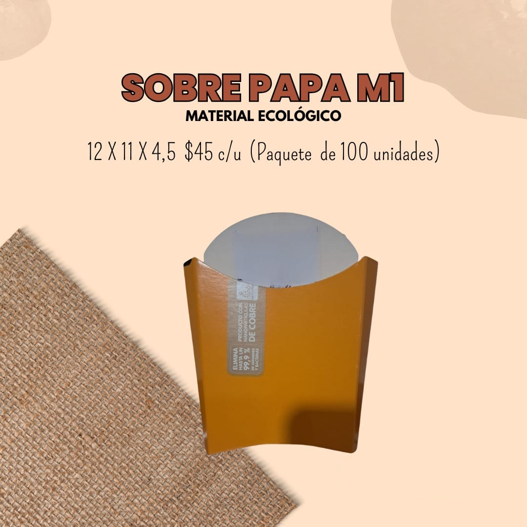 Sobre papa M1 cartón ecológico